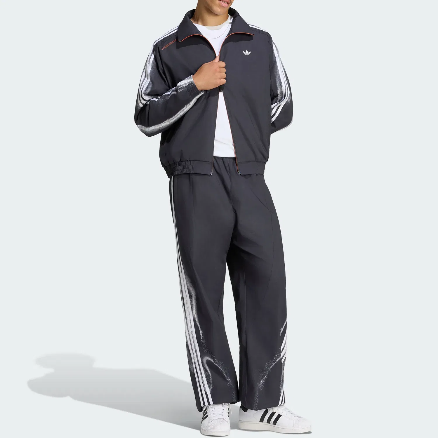 Мужская куртка с воротником-стойкой ADILENIUM Adidas Originals, Black — фото 3