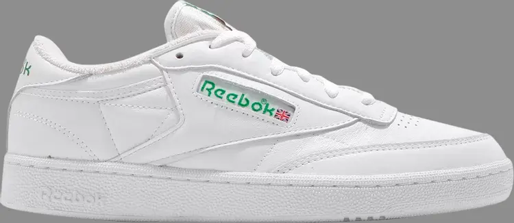 

Кроссовки Reebok Club C 85, белый/светло-зеленый