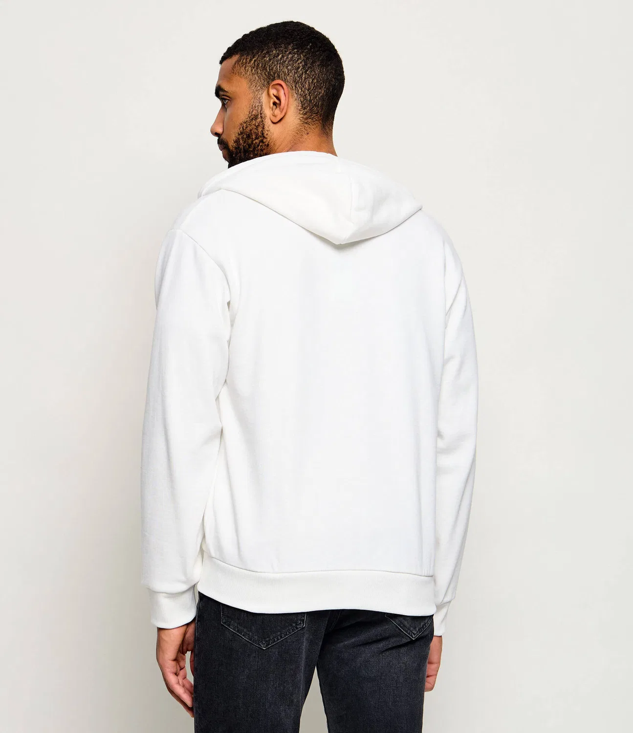 Худи на молнии Lacoste, Bianco — фото 3