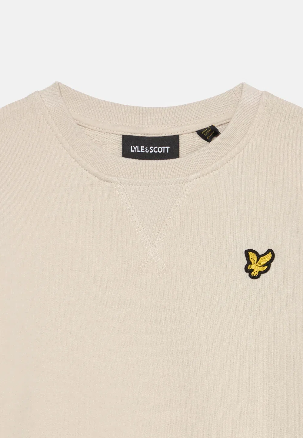 Свитшот с круглым вырезом Lyle & Scott, Putty — фото 3