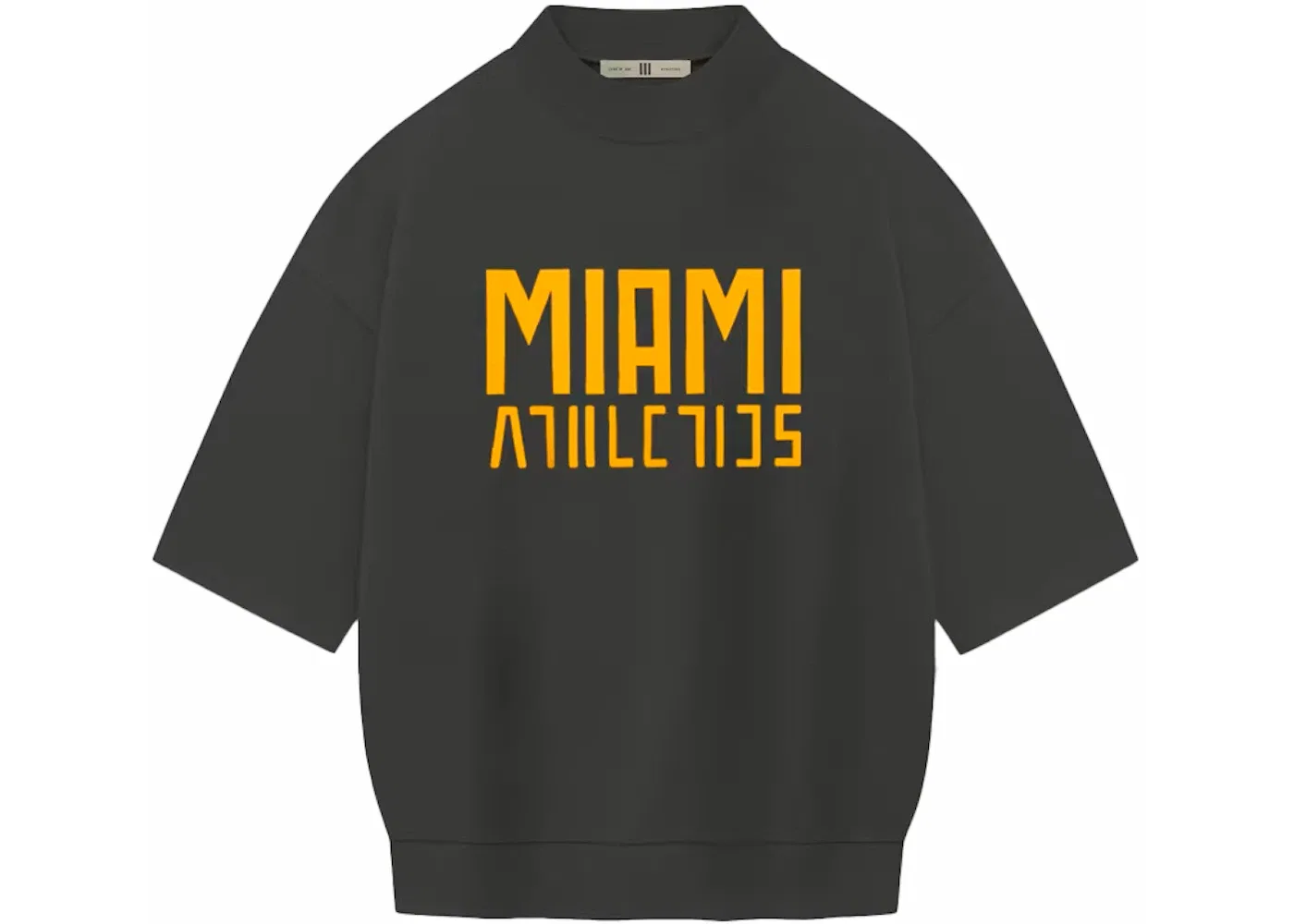 Мужская футболка Athletics x University of Miami Hurricanes Fear of God, Grey