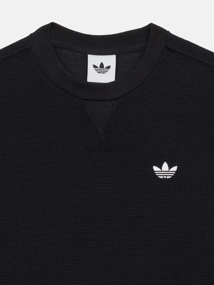 Футболка ADIDAS ORIGINALS черного цвета — фото 3