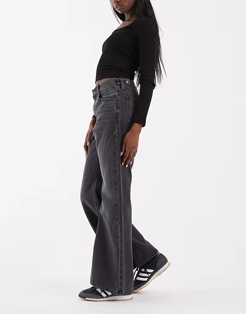 Джинсы Levi's Cinch Flare, черный — фото 2