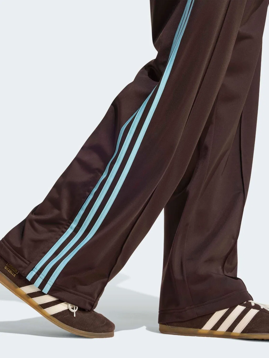 Штаны свободного кроя Firebird, adidas Originals, коричневый/синий — фото 4