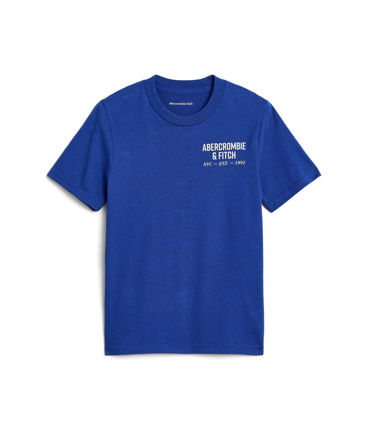 Футболка с логотипом NYC Est 1892 (для маленьких и больших детей) Abercrombie Kids, Mazarine Blue