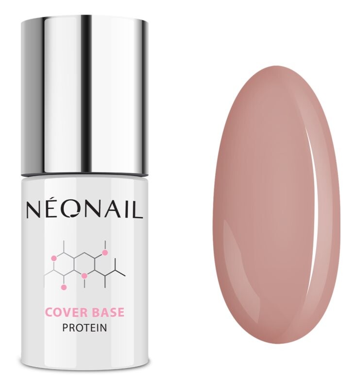 

База и топ для гелевых ногтей NeoNail Cover Base Protein, оттенок Cream Beige 7,2 мл