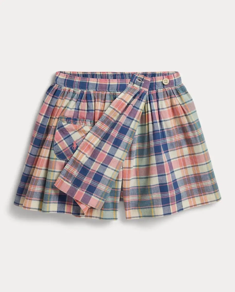 Детская юбка для девочек хлопковая Polo Ralph Lauren, Multicolor — фото 3