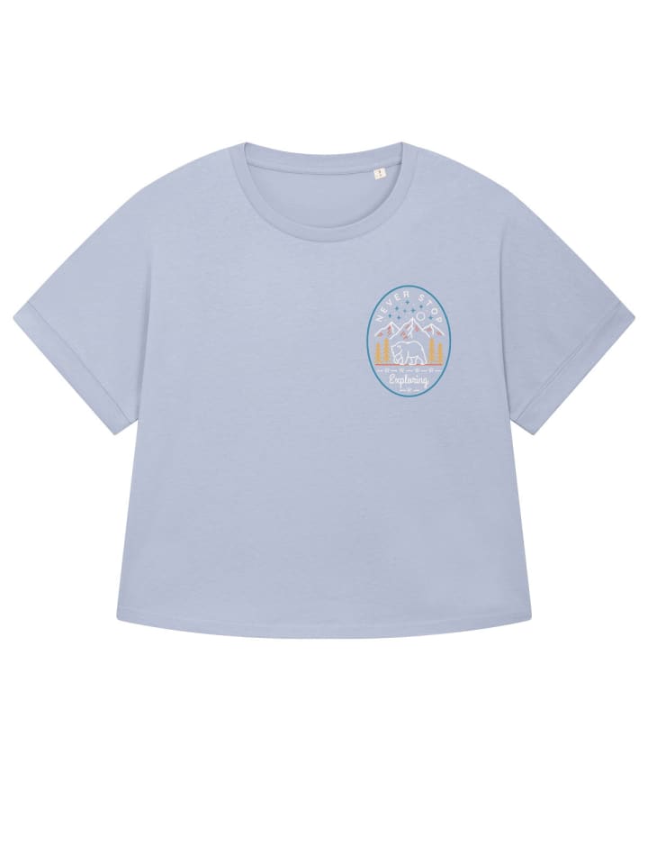 

Футболка Никогда не прекращай исследования в цвете Serene Blue wat Apparel, Синий, Футболка Никогда не прекращай исследования в цвете Serene Blue wat Apparel