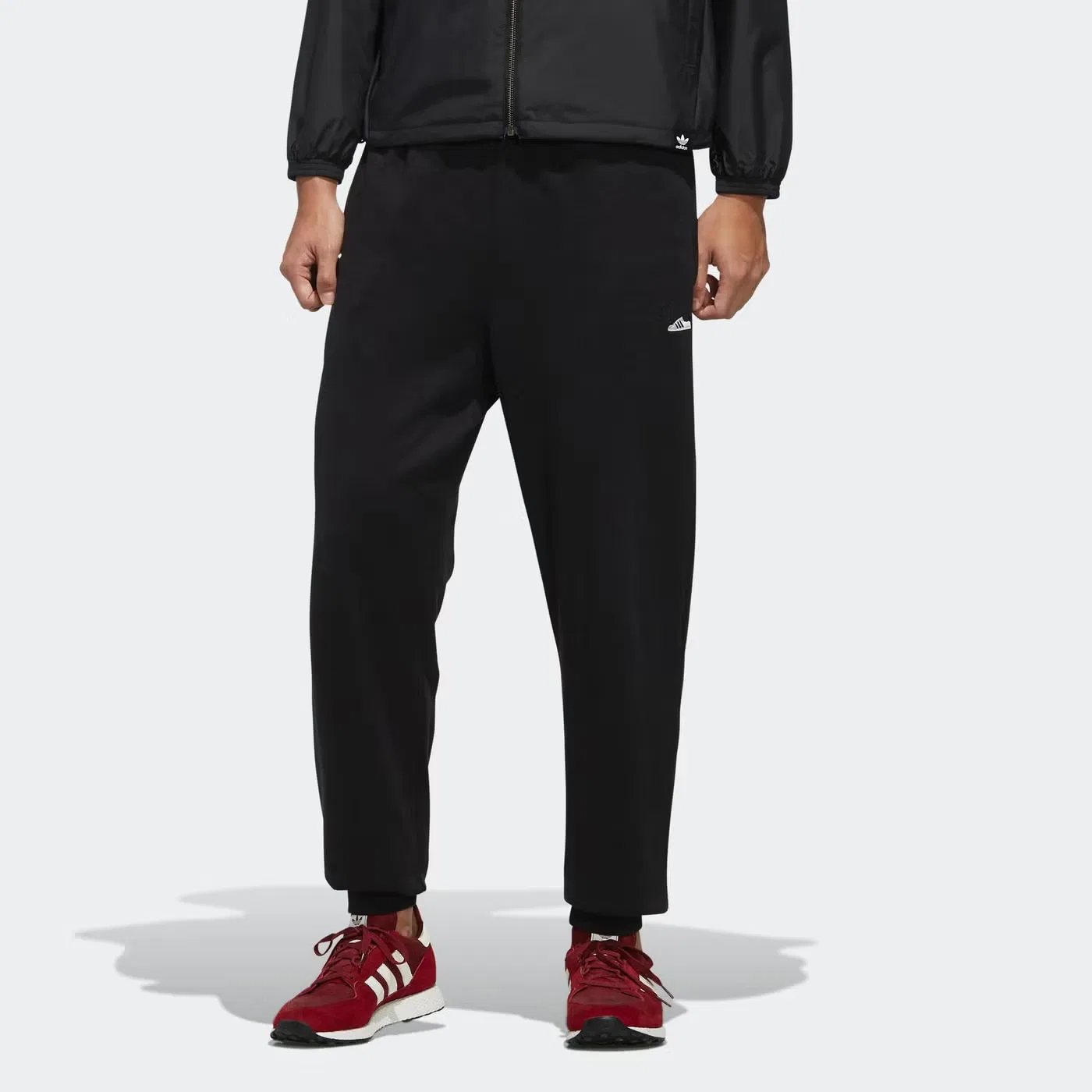 Штаны с логотипом Originals Adidas, черный — фото 2