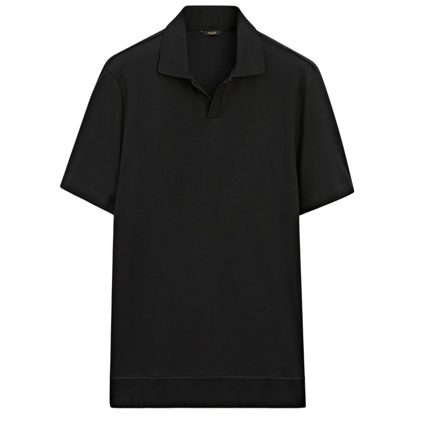 

Футболка-поло Massimo Dutti Short sleeve cotton, черный
