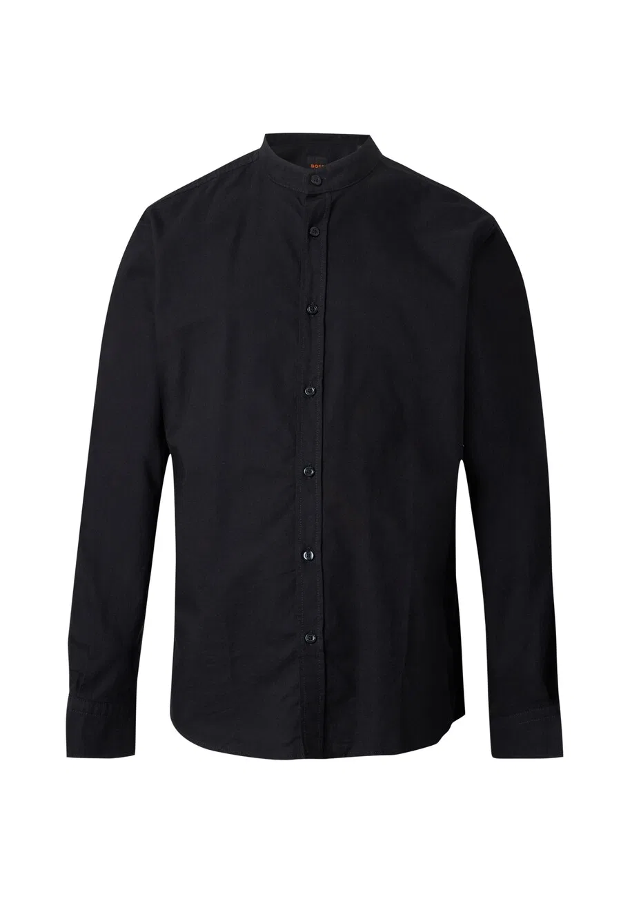 Рубашка BOSS Regular fit Button Up Shirt 'Race' черного цвета