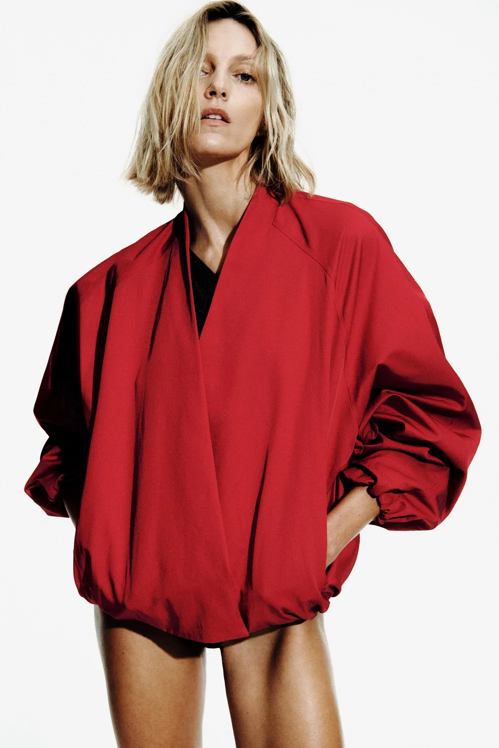 Куртка-бомбер из коллекции ZW ZARA, Red — фото 2
