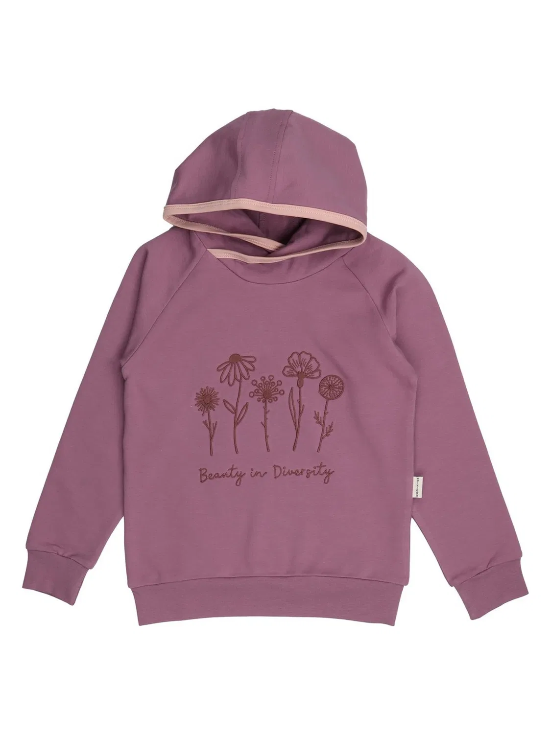Толстовка Walkiddy Jumping Whales | The Secret Garden Hoodie фиолетового цвета