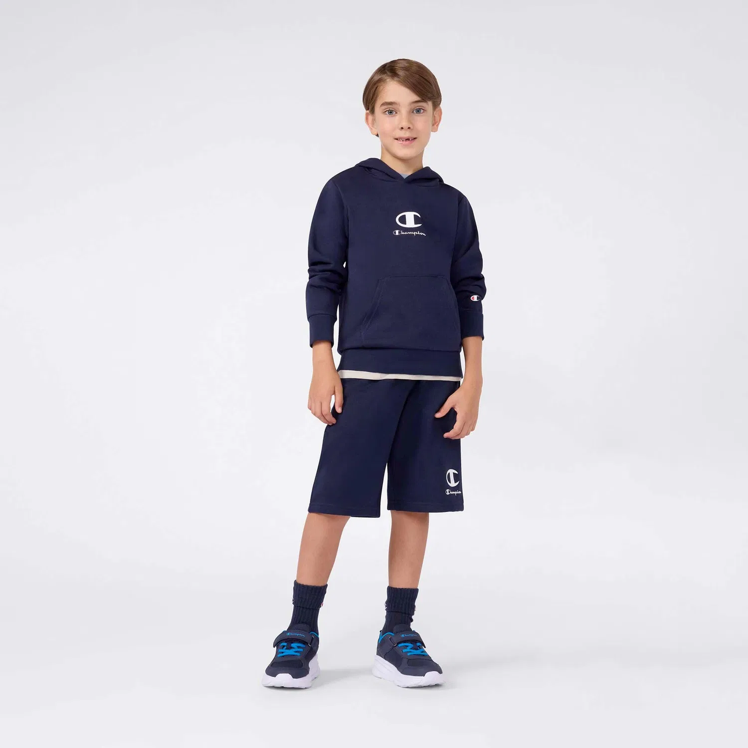 Детские шорты из флиса Champion Shorts Champion, Blue — фото 4