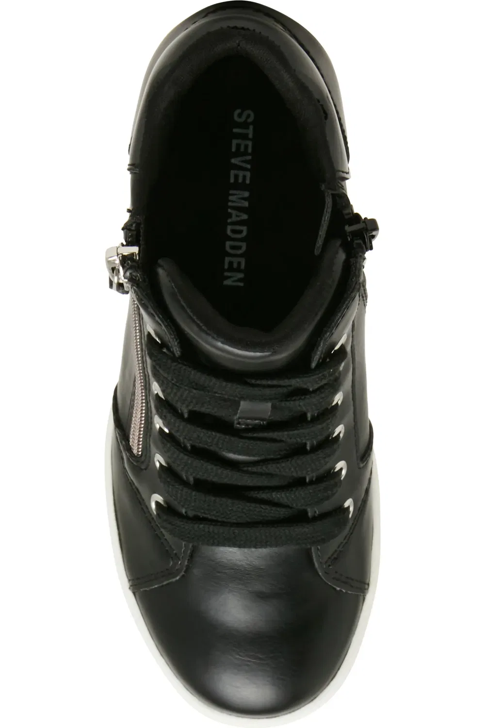 Детские кроссовки на скрытой платформе Jatomic Wedge Steve Madden, черный — фото 4