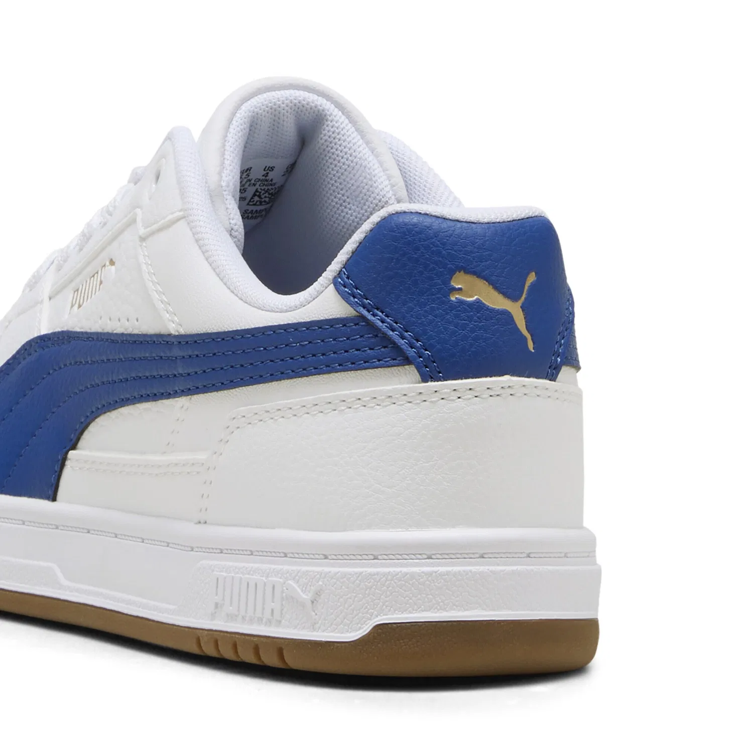 Детские кроссовки с ретро-дизайном Caven III PUMA, White Clyde Royal Gum Blue Beige — фото 2