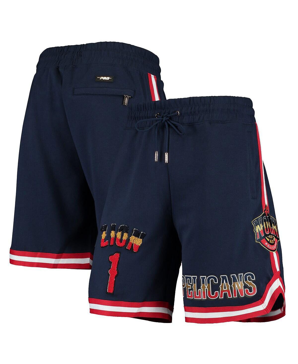 

Мужские шорты zion williamson navy new orleans pelicans player Pro Standard, синий