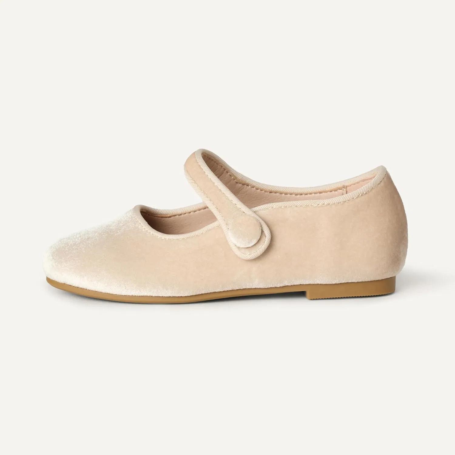 Детские балетки для девочек Mary Jane Ballet Flat Shoes Amazon Essentials, Taupe — фото 4