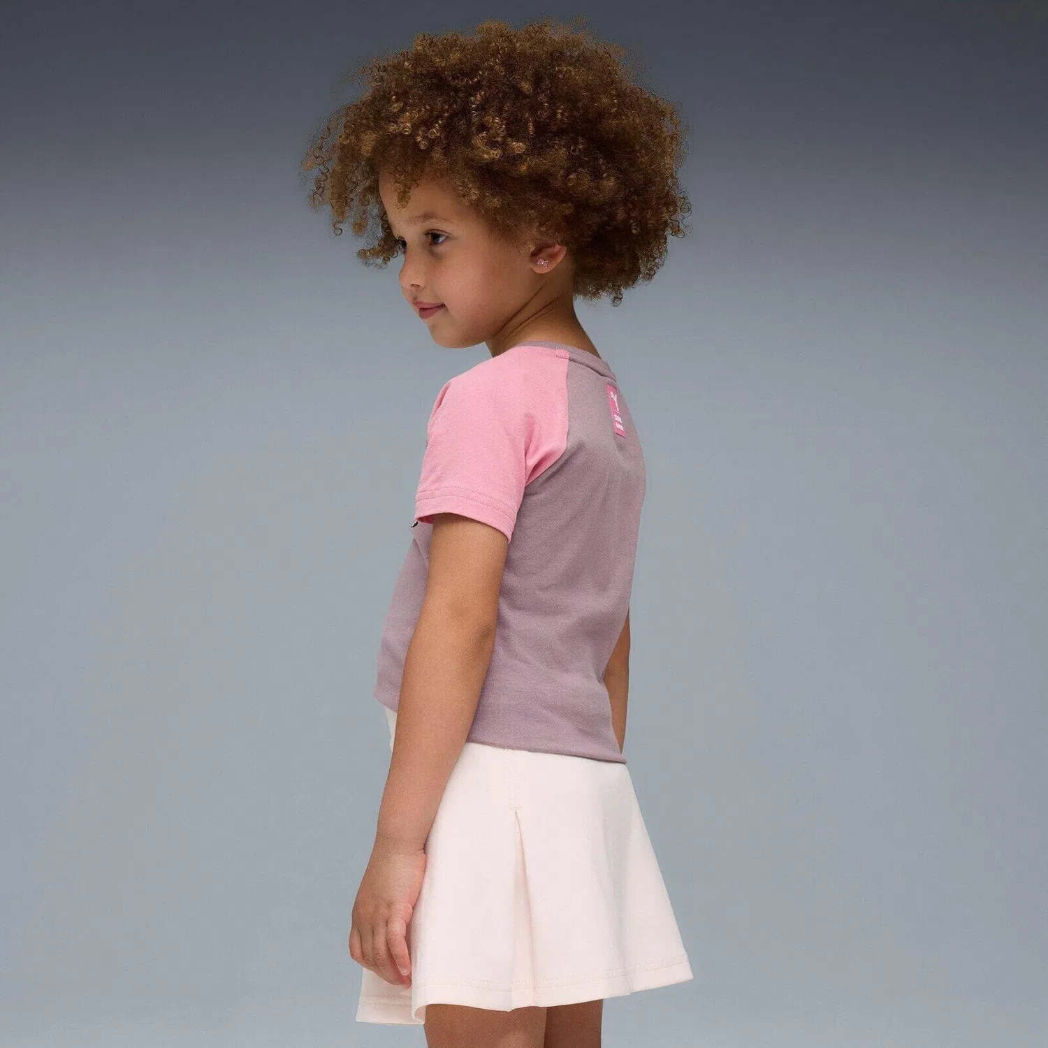 Детская футболка с принтом Puma X Hello Kitty Friends Slim Tee Pl, Grau — фото 2