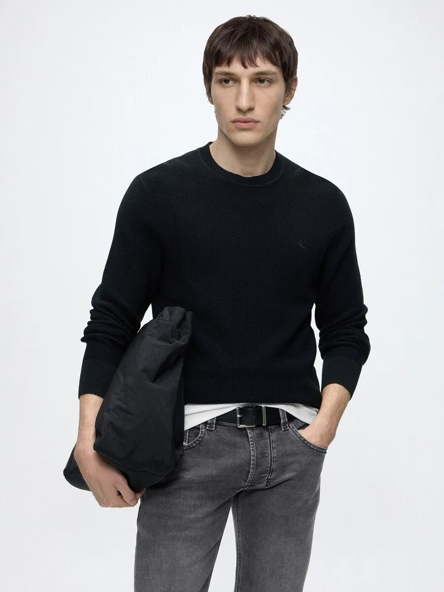 Джинсы DIESEL Regular Jeans '1985 LARKEE' из черного денима — фото 4