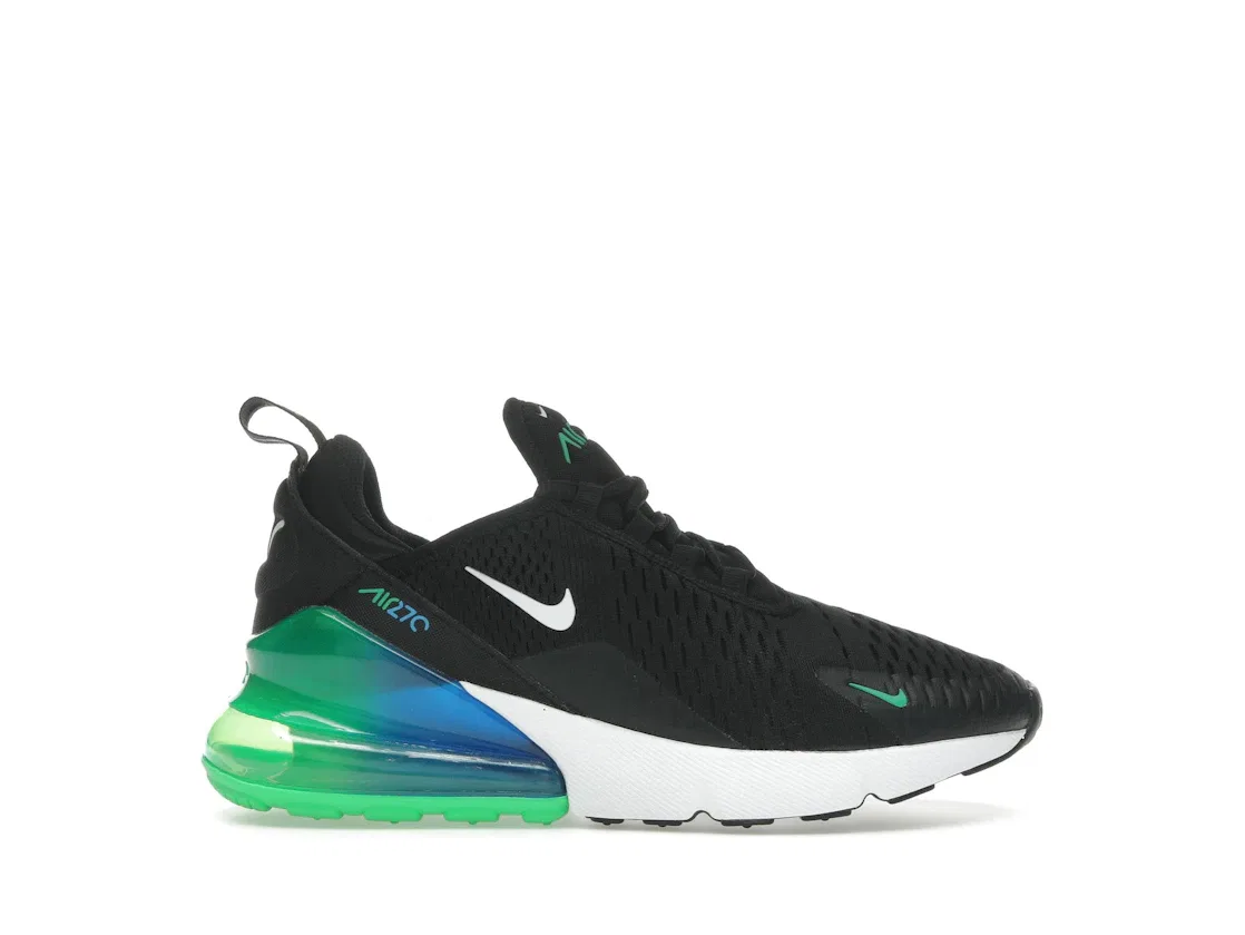 Детские кроссовки Lifestyle Nike Air Max 270, Black/Malachite/Photo Blue/White