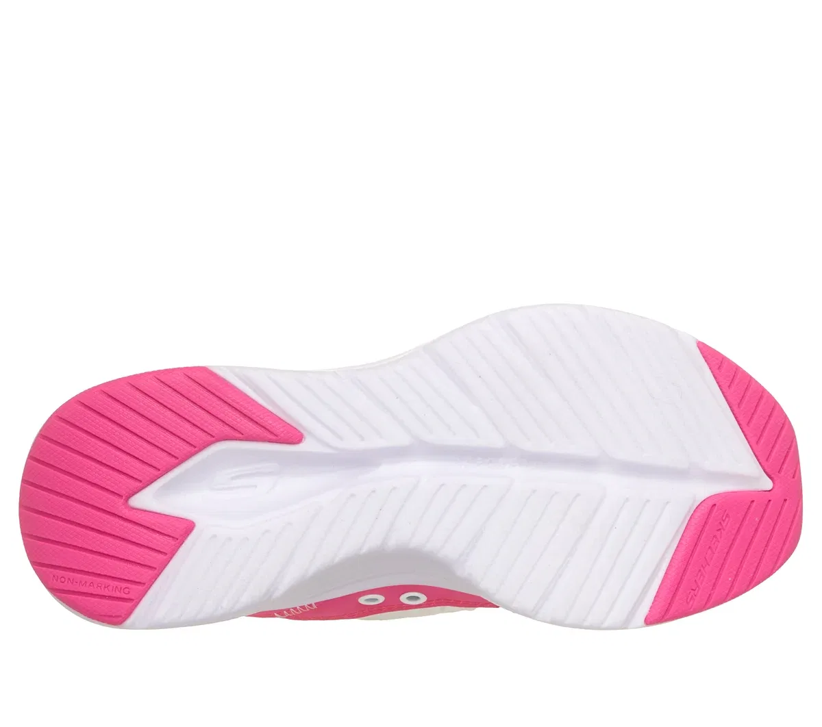 Детские слипоны Contour Foam - Cozy Fit Skechers, белый/ярко-розовый — фото 3