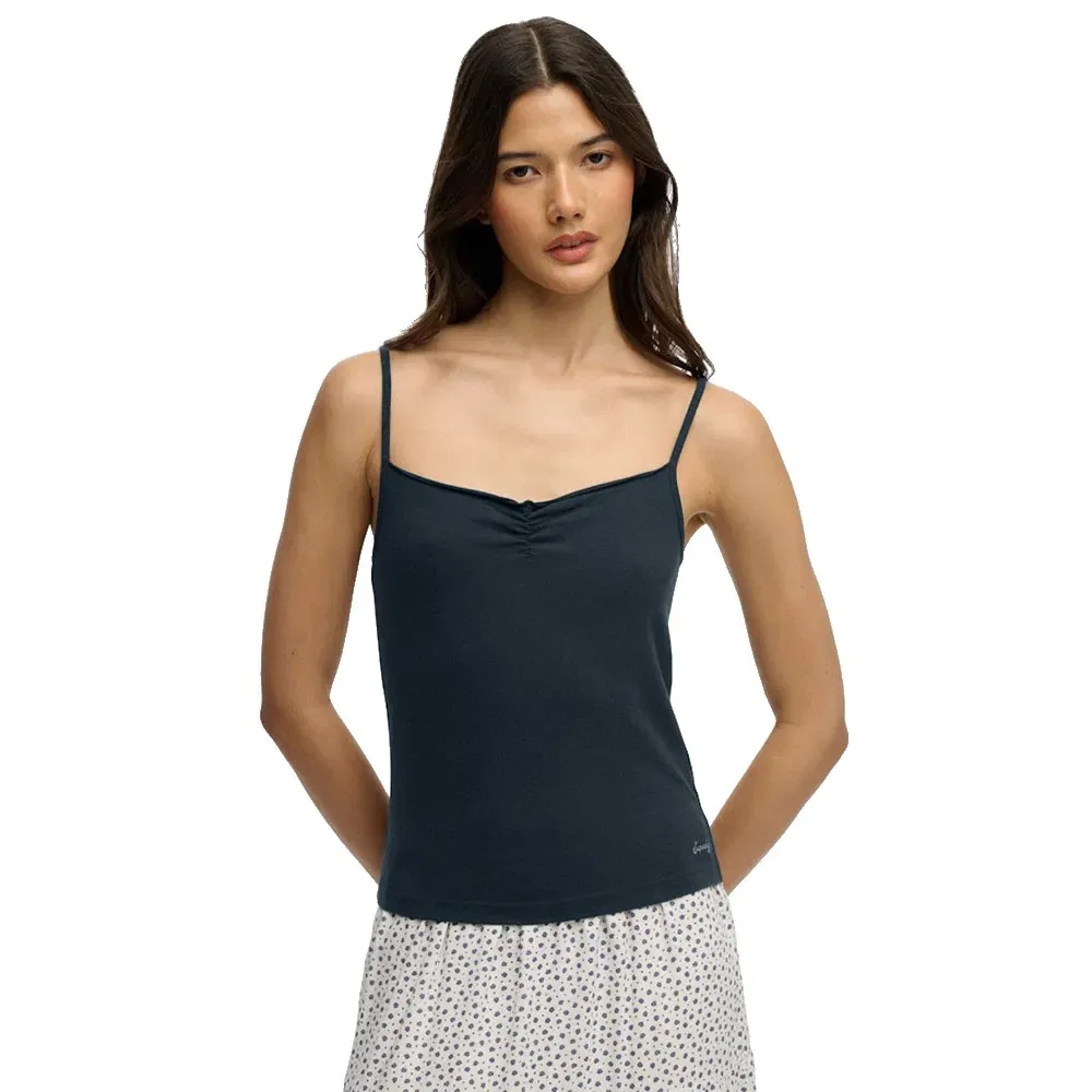 Топ без рукавов Athletic Essential Gathered Cami Superdry, синий