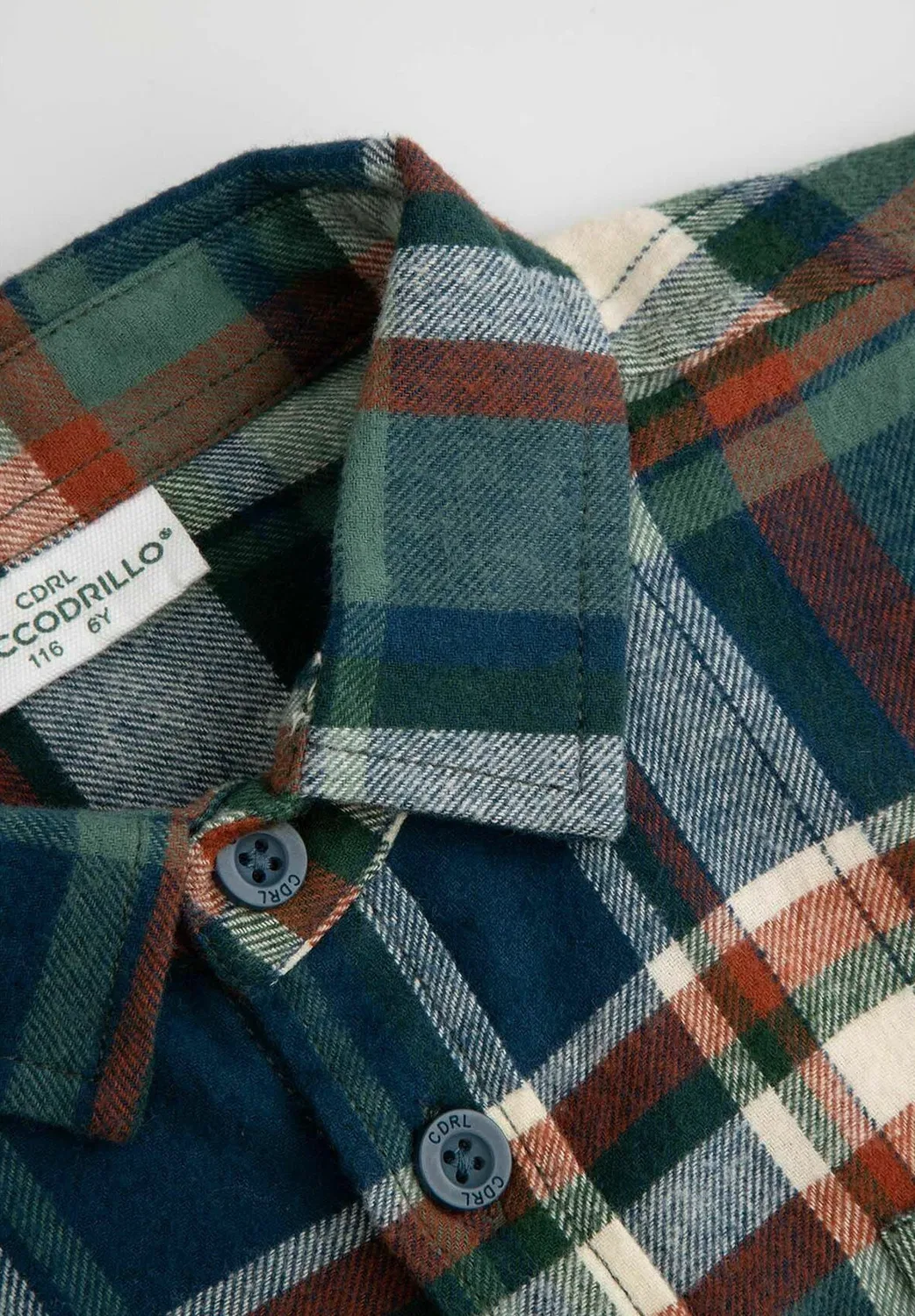 Koszula flanelowa w kratę (m-zc6136102abk-022-116) - рубашка Coccodrillo, Multi-Coloured — фото 3
