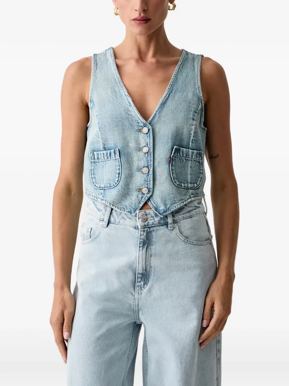 Жилет с V-образным вырезом Levi's, синий