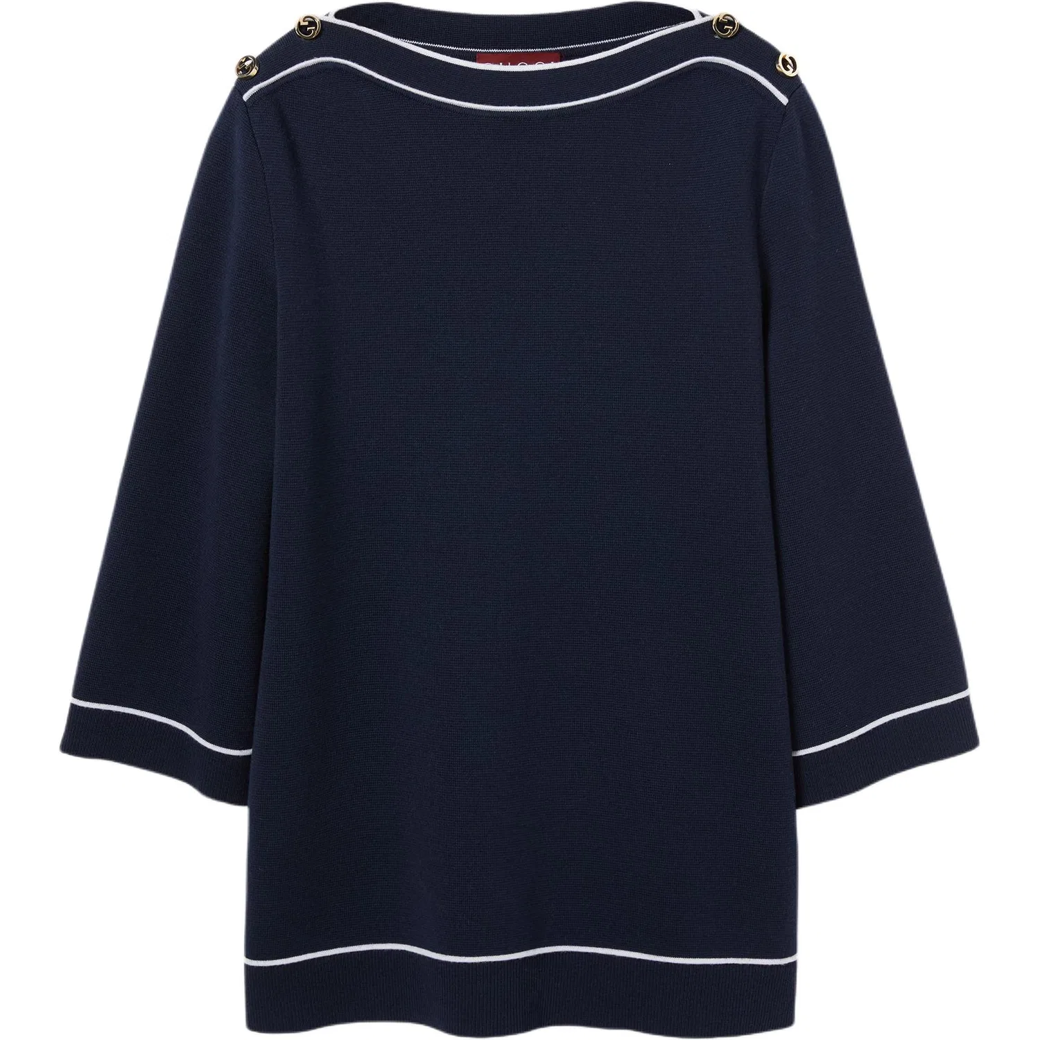 Женский свитер с мелкой вязкой Fine Knit Top GUCCI, Blue