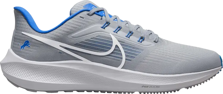 Кроссовки Nike NFL x Air Zoom Pegasus 39 'Detroit Lions', серый — фото 2