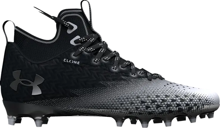 

Бутсы Under Armour Spotlight Clone 3.0 MC Black White, черный