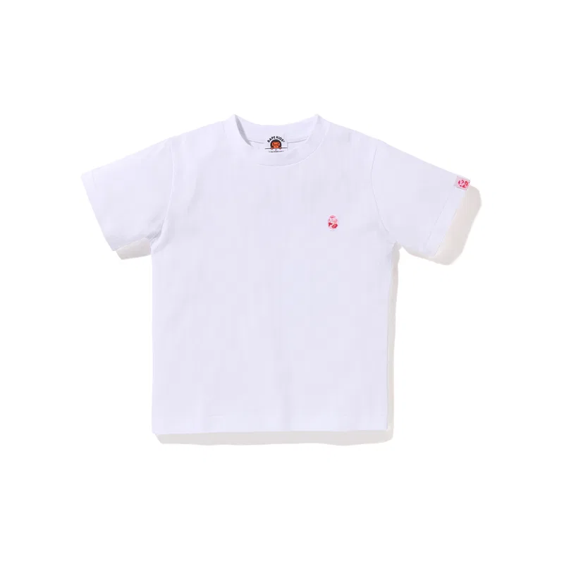 Детское футболка для мальчиков с принтом A BATHING APE, White WHT