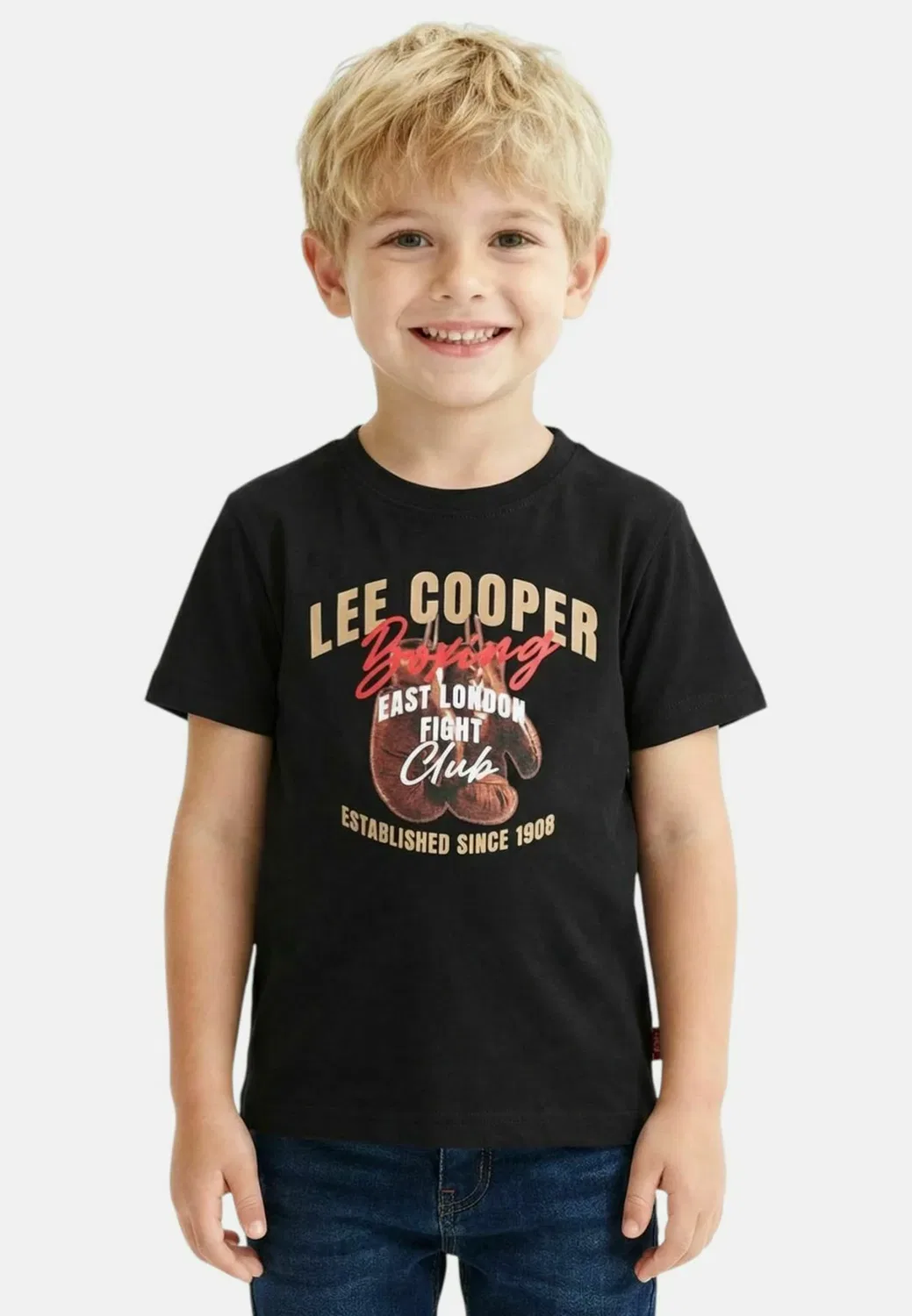 Футболка с принтом Lee Cooper, Noir