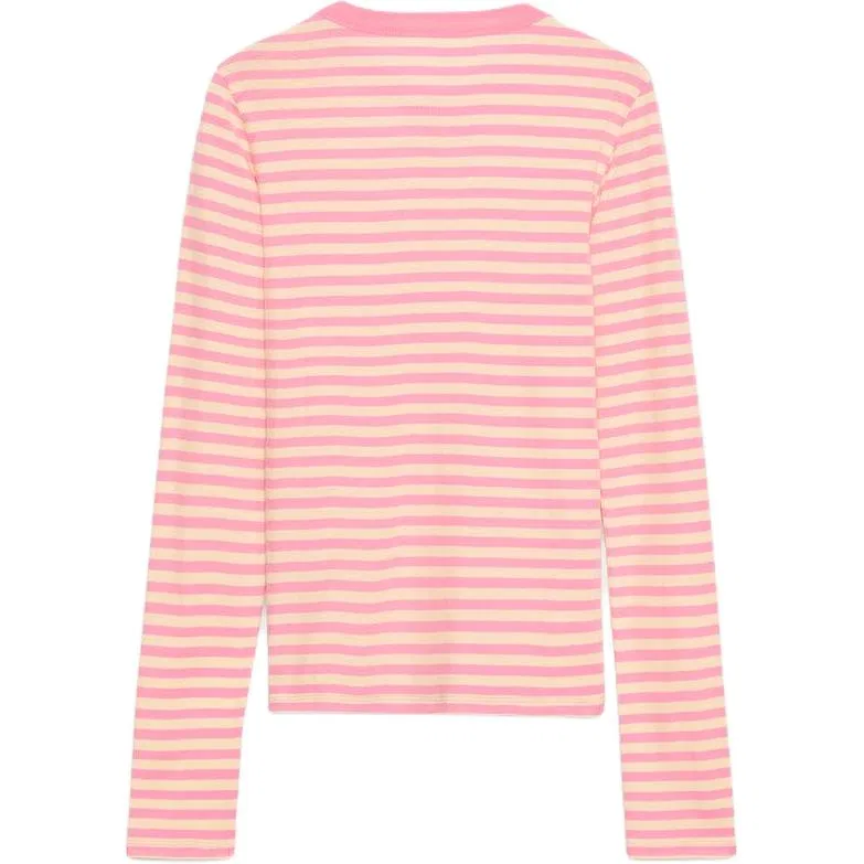 Женский свитер с круглым вырезом Medium Pink ZARA — фото 3