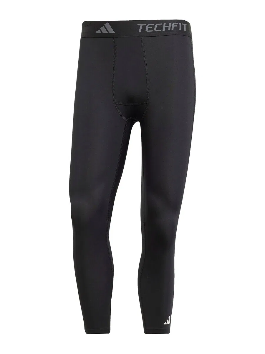 Спортивные шорты-скинни ADIDAS PERFORMANCE 'Techfit Compression' черного цвета