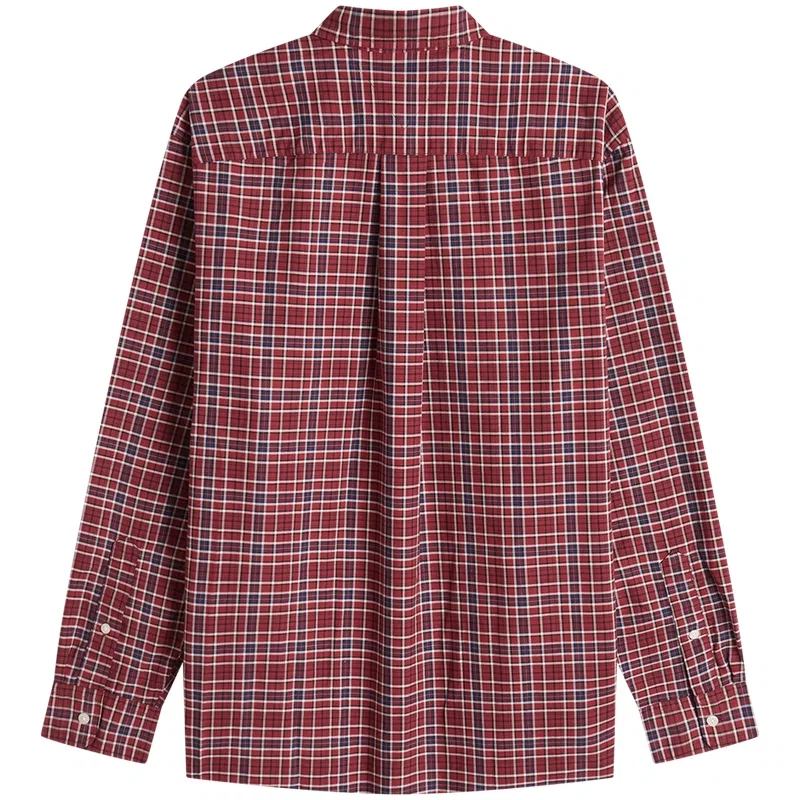 Мужская рубашка с принтом Tommy Hilfiger, Red Blue White Plaid — фото 4
