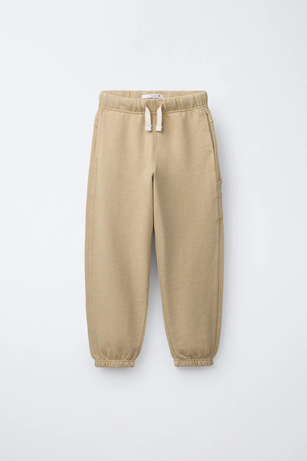 Плюшевые брюки плотника ZARA, Beige