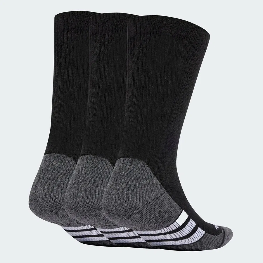 Спортивные носки ADIDAS PERFORMANCE 'Performance Grip CLIMACOOL Cushioned Crew 3 пары', черные — фото 2