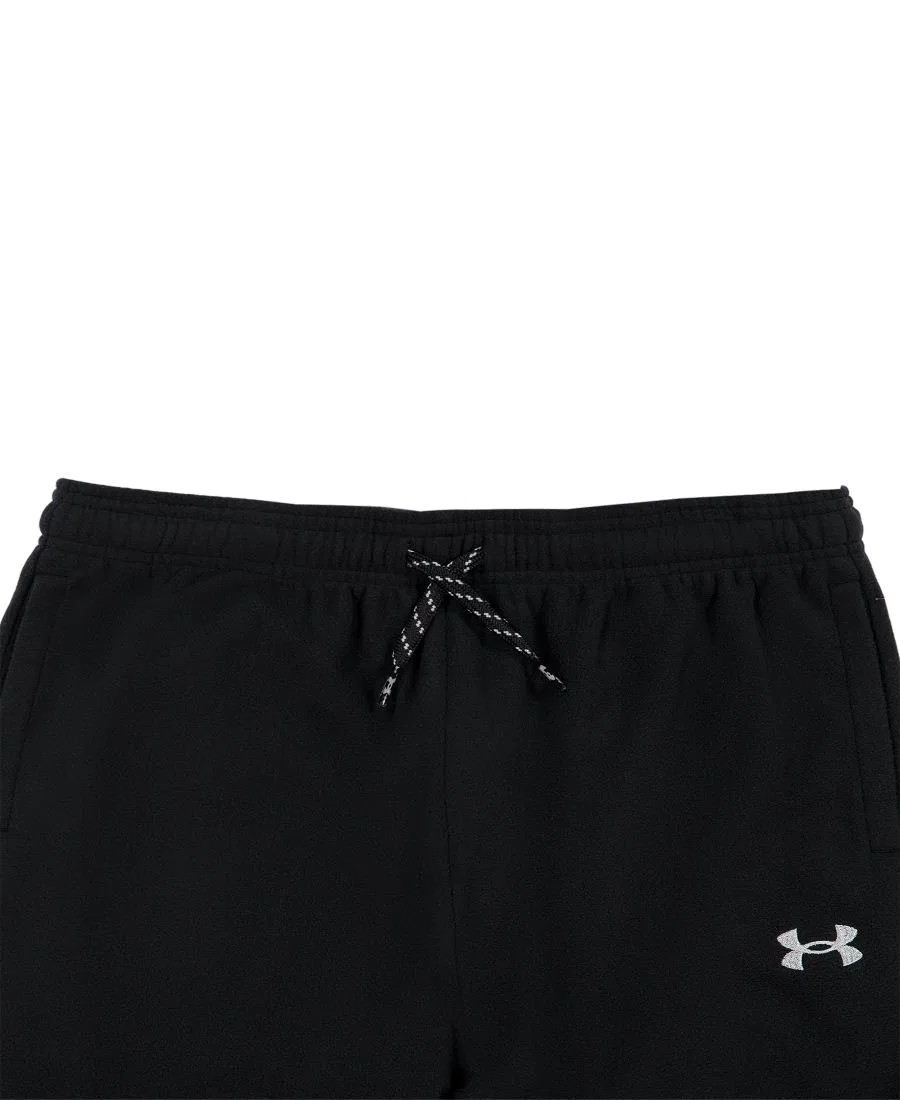 Детские спортивные брюки с логотипом и шнурком Under Armour, Black — фото 4