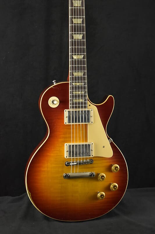 

Gibson Custom Shop '59 Les Paul Standard Tomato Soup Burst Murphy Lab Heavy Aged - Эксклюзив Фуллера Custom Shop '59 Les Paul Standard Tomato Soup Burst Murphy La...