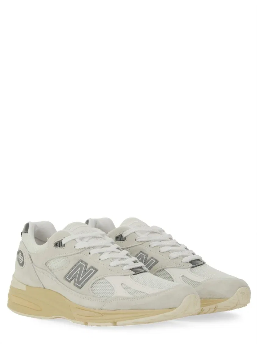 Спортивные кроссовки из свиной кожи и сетки с амортизирующей подошвой New Balance, Neutrals — фото 2