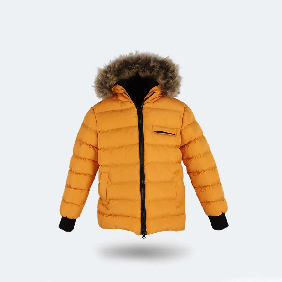 Детский пуховик с капюшоном Slazenger Calisto New, Желтый