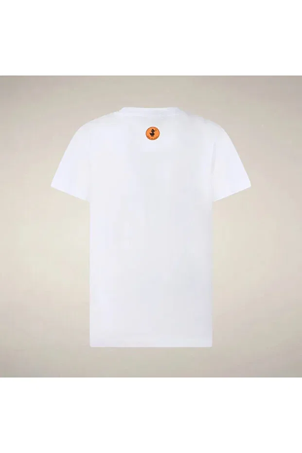 Детская футболка для девочек с коротким рукавом Save The Duck, White — фото 2