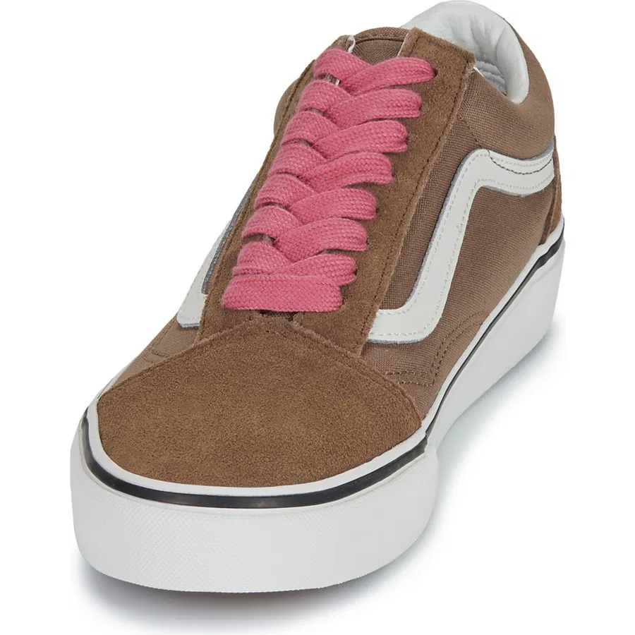 Кеды Old Skool Vans, Коричнево-розовый — фото 3