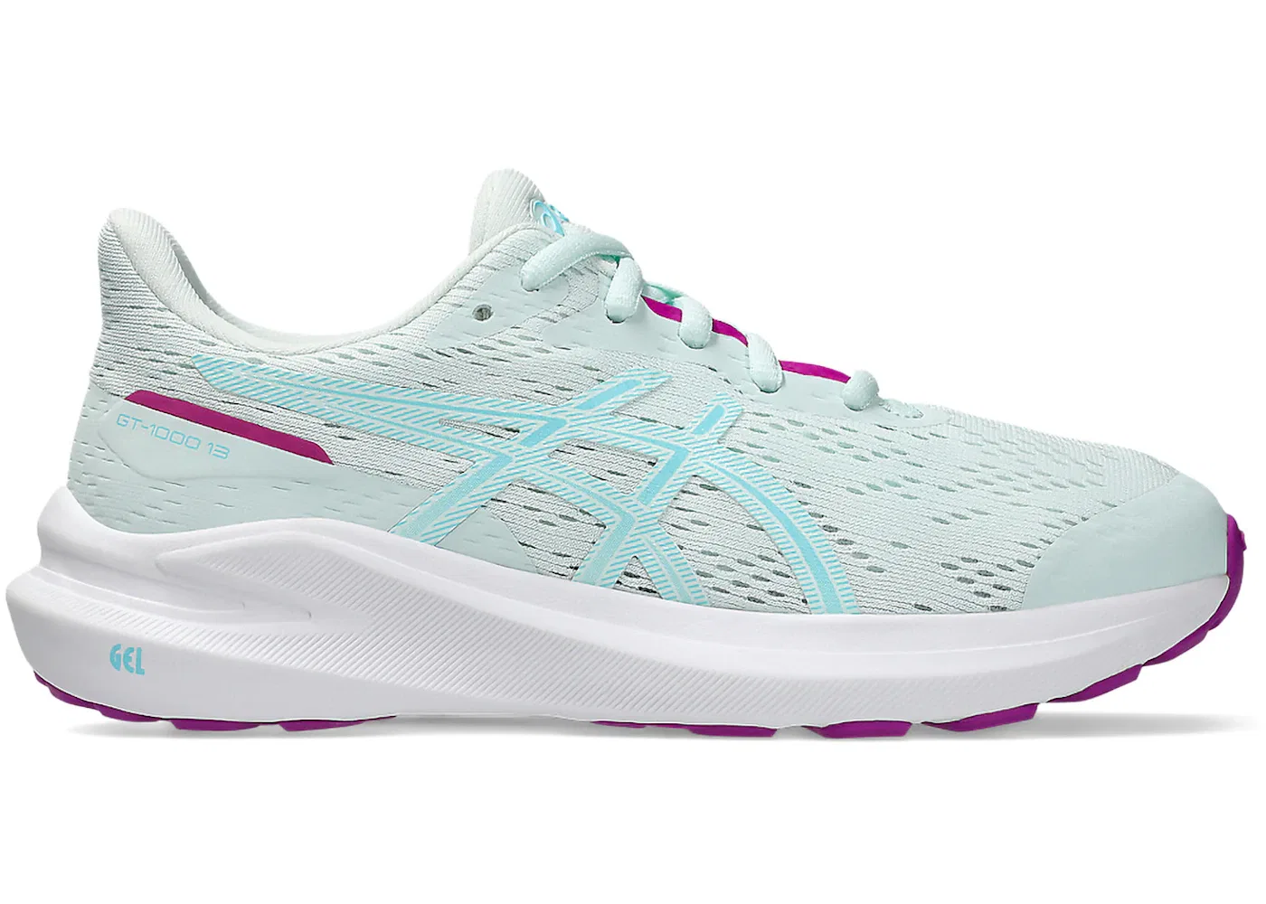 Детские кроссовки для бега ASICS GT-1000 13, Soothing Sea Bright Cyan