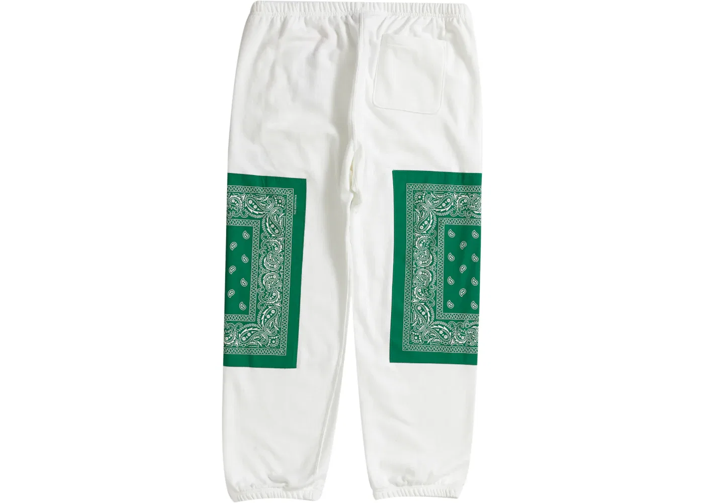 Мужские спортивные штаны с принтом The North Face Bandana Supreme, White — фото 2