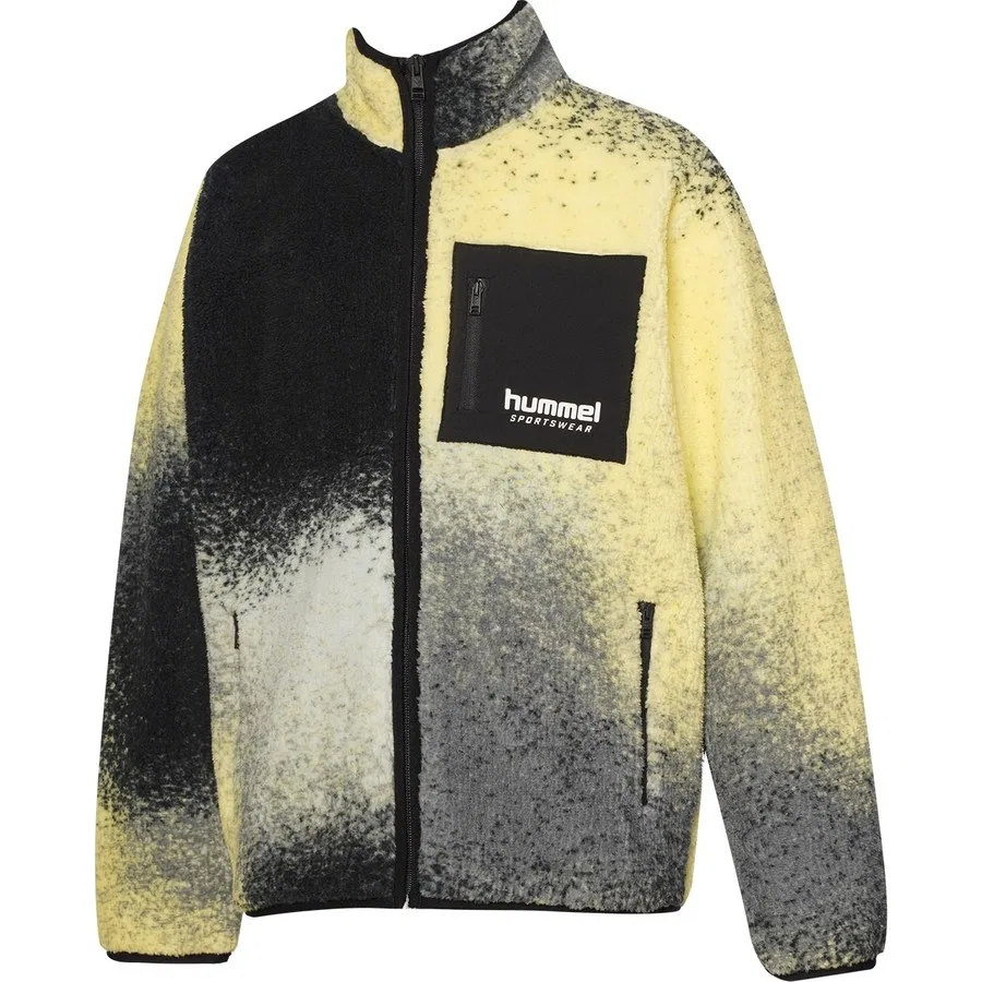 Детский свитшот из флиса с капюшоном и фермуаром Hummel, Черный
