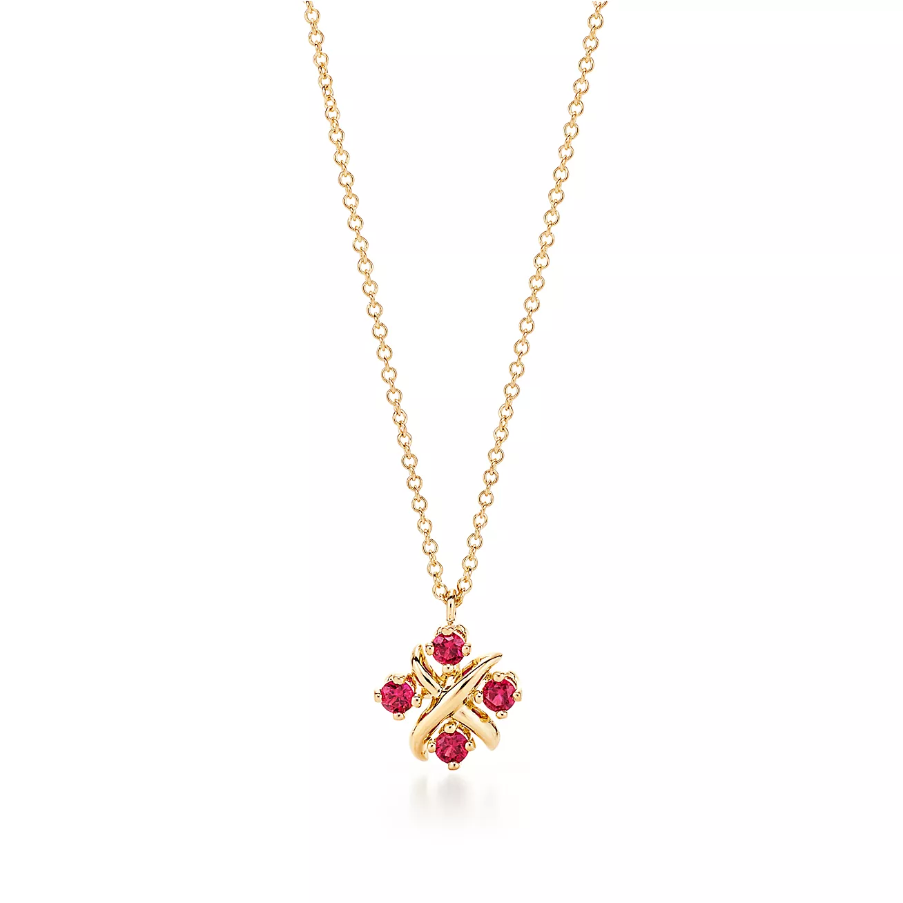 

Подвеска Tiffany & Co. Schlumberger Lynn, золото/рубины