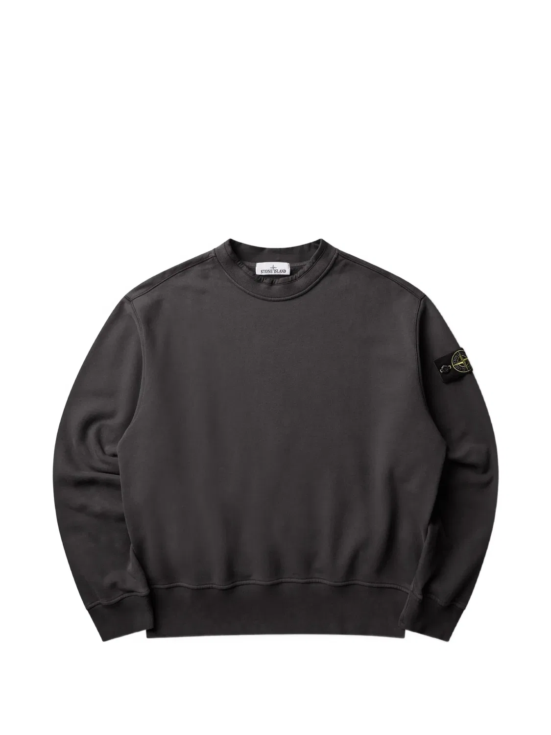 Stone Island Свитшот из органического хлопка серый